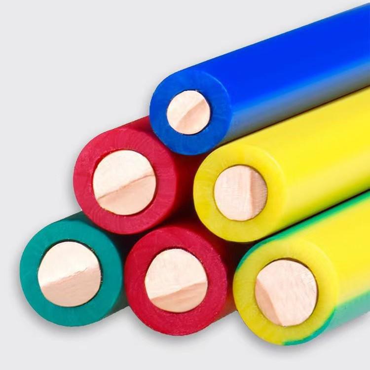 Southern First-Tier Zhujiang Single-Strand BV Insulated Home Electrical Wire, National Standard Oxygen-Free Copper, Fire-Resistant & Flame-Retardant