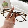 Fashionable Large Frame Glasses for Men and Women, High-definition Flat Lenses, Versatile and Ultra Light Glasses
