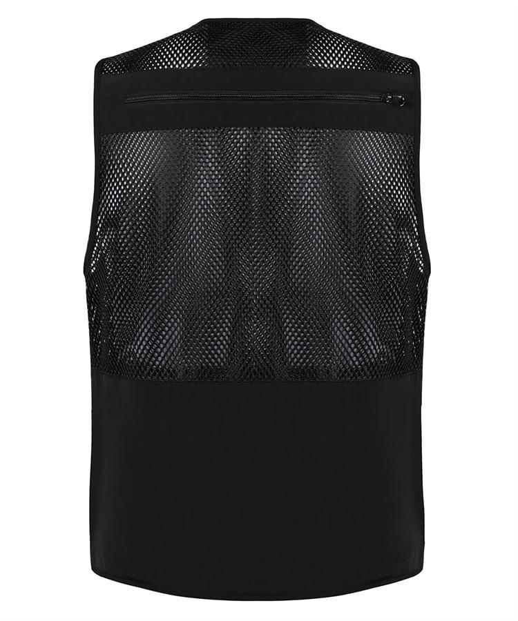 Summer Mesh Vest for Middle-Aged and Elderly Men - Multi-Pocket Sleeveless Fishing & Photographer Jacket