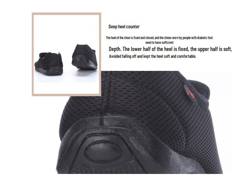 Pantofi Zhivago Ajustabili cu Plasă și Velcro pentru Picioare Lățite, Umflate sau Deformate Valgus