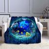 Ocean Dolphin Pattern Blanket Sofa  Blankets for Beds Super Soft Warm Blanket Cover Flannel Throw Blanket Flannel Blanket