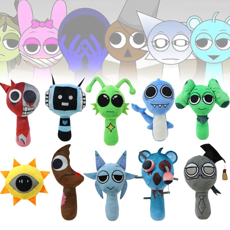 Sprunki Plush Incredibox Toy Cartoon Stuffed Animal Doll Kids Collection Gift