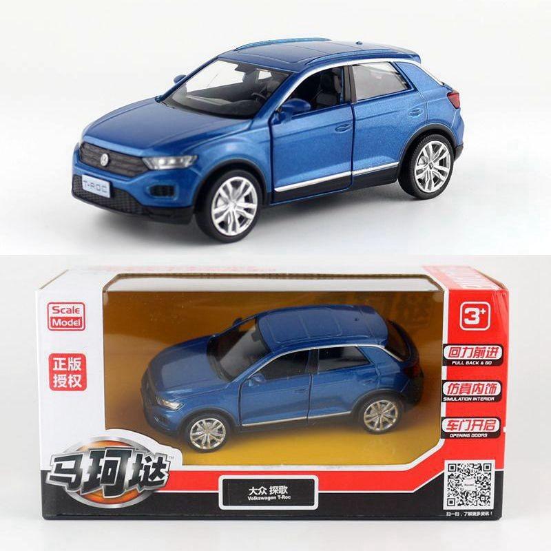 Alloy Volkswagen Tiggo Suv Sedan Model For Kids With Inertia Control For Collectors