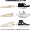 Silicone Height Increasing Insoles Invisible Heel Pads Shock Absorbing Insoles for Men and Women Foot Care Pads