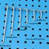 Chi Tu Single Hook Tool Pegboard Wall Rack for Perforated Display Boards