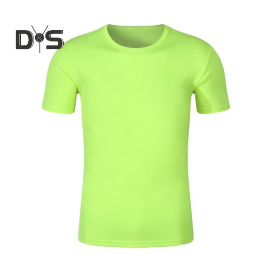 

Унисекс Рекламная футболка С коротким рукавом О-образным вырезом Поглощение пота Быстросохнущая Мягкая Дышащая Сплошной цвет DIY Печатный Эластичный Спорт Встреча с волонтерами L флуоресцентный зеленый