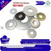 DIN9021 Galvanized Blue-White Zinc Cr3+ Carbon Steel Flat Washer with Grade 4.8 Bolts