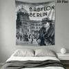 Arazzo Muro di Berlino Babylon Appeso Estetico alla Parete Coperta in Tessuto Stampato Arazzi Decorativi per Camera da Letto Soggiorno Arredamento Casa