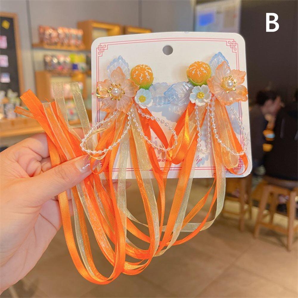 

Розовый Оранжевый Желтый Детские Заколки для Волос Милые Заколки Заколка Аксессуары для Волос на День Рождения B