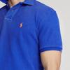 Polo Ralph Lauren Solid Color Logo Embroidered Slim Fit Casual Short Sleeve Polo Shirt Men Tops Blue 710670136-044