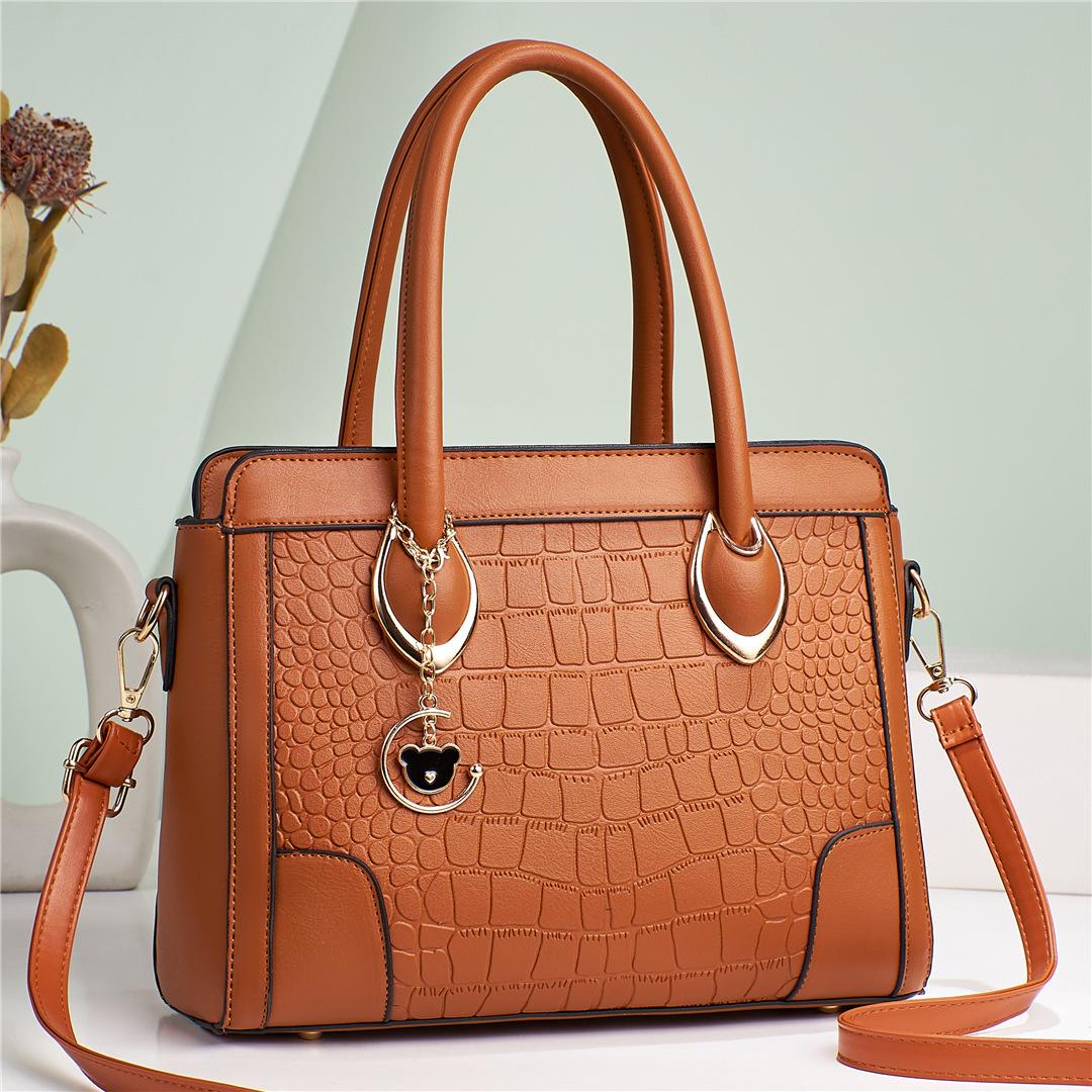 Женская сумка на одно плечо, текстурированная текстура с каменным зерном, большая вместительная женская сумка через плечо на одно плечо, сращивание через плечо жёлтый