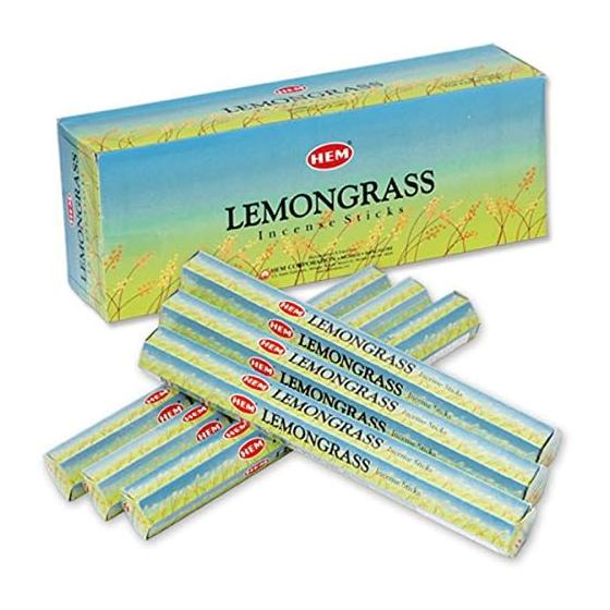 HEM LEMON GRASS Stick Type Incense Set of 6 [Parallel Import]
