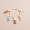 Bohemian style colorful tassel shell tassel women's anklet