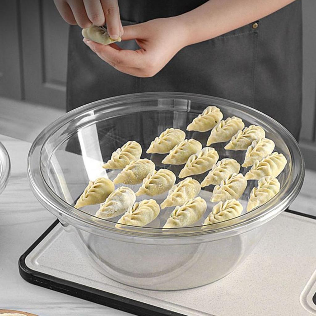 Plastic Mixing Bowl Large Capacity Non Stick Kneading Bowl Ingredients Food Prep Serving Container for Dough Eggs Large