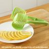 Fruit Onion Cutter Guide Tongs Lemon Slicers Holder Manual Round Fruit Cutter Slicers Household Kitchen Tool