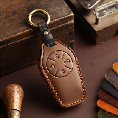 High Quality Leather Car Remote Key Cover Case Holder Shell Protector For Chery Exeed Vx Fl Rx Cdm Lx Txl Phev Accessories