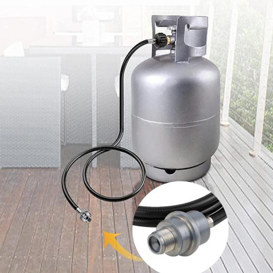 6/12FT Propane Fuel Adapter Hose with Filter for Buddy Heater QCC1/Type1 Adapter Connect 20-45 Lb Propane