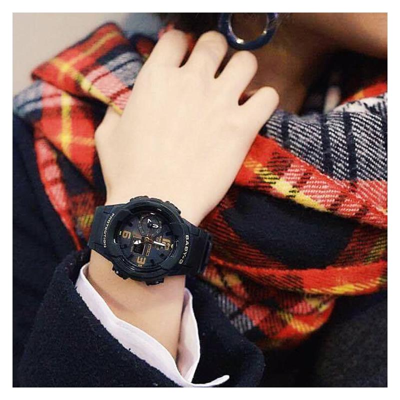 Casio CASIOBABY-G series theme series military style design world time handsome quartz movement resin strap Japanese and Korean watch BGA-230-1B