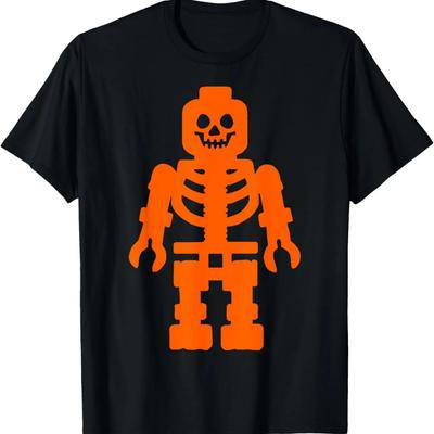 Halloween Bouwsteen Man T-shirt