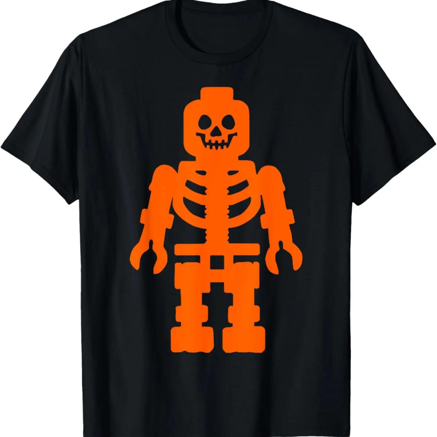 Halloween Building Brick Man T-Shirt S