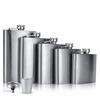 Portable Stainless Steel Leather-Covered Wine Flask for Outdoor Use