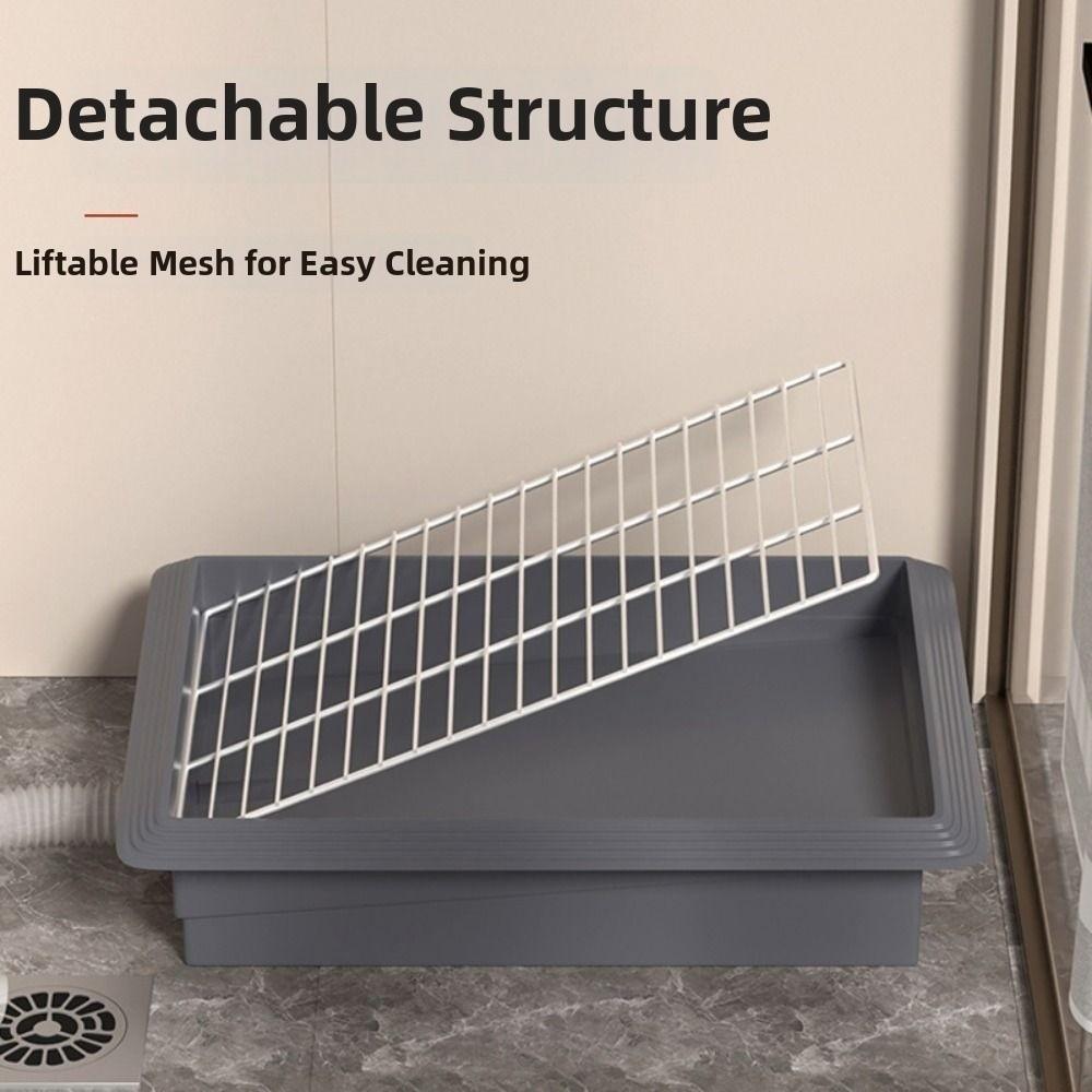Splash-Proof Dog Training Potty Non-slip Dog Litter Box Easy To Clean Puppy Potty Tray Indoor