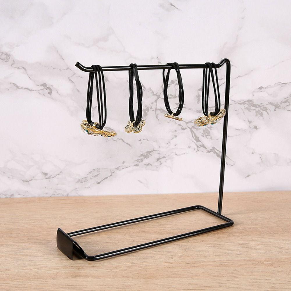 Metal Necklaces Easel Creative Jewelry Collection Rack Hair Band Holder Headphone Bracket