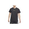 T Shirts Men's Black Crew Neck Moderate Straight Fit DD1829-010