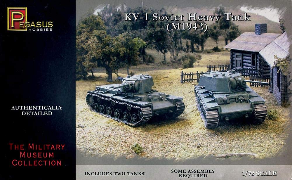 

Pegasus Hobby WWII Soviet Heavy Tank 1942 Model of Plastic Model Kit PH7666 1/72 KV-1 (Set 2)