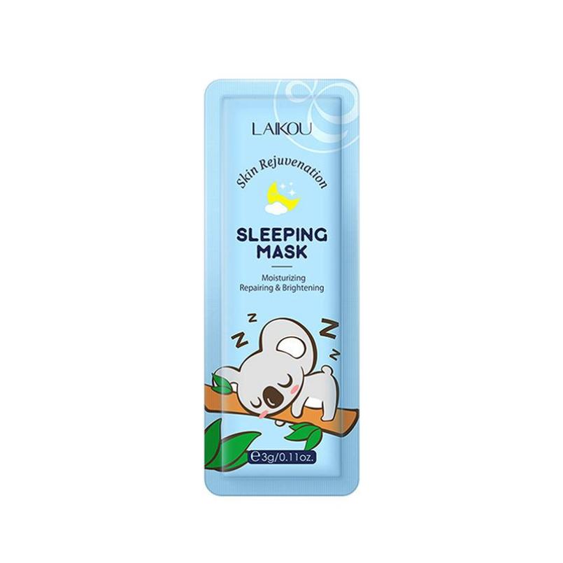 LAIKOU 7Pcs Skin Rejuvenation Sleeping Face Mask Anti Wrinkle Night Facial Dark Mask