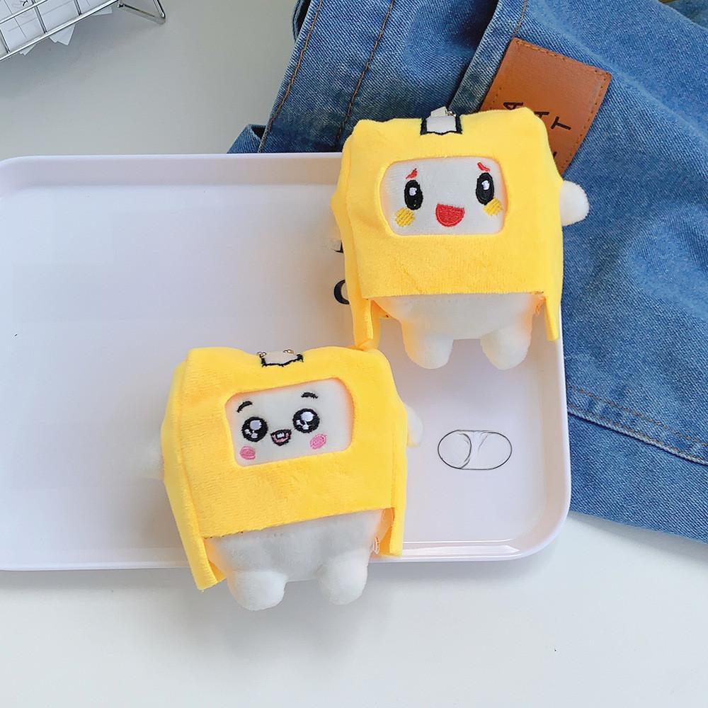 Adorable Creative Keychain Plush Toy Small Paper Box Doll Cute Hanging Trinket