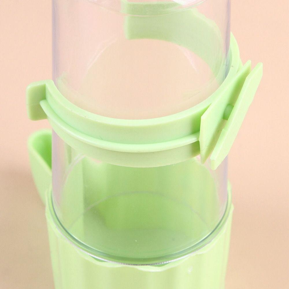 Transparent Visibility Dual-use Bird Feeder Plastic Bird Hanging Drinking Fountain  Rutin Chicken