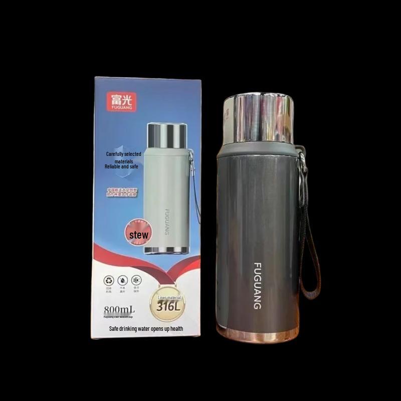 Fuguang Lingyue 316L Stainless Steel Vacuum Thermos with Tea Infuser