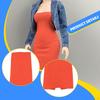1/6 Action Figure Clothes Miniature Clothing Tube Dress Mini Photo Prop Women up Doll Costume
