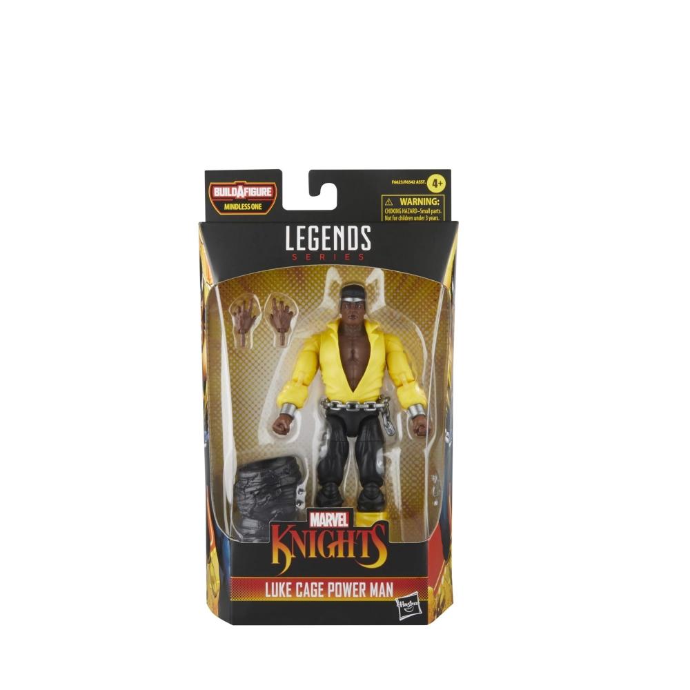 Hasbro MARVEL Marvel Legends-serien Luke Cage Power Man, Marvel Knights Comics 6 tommer (15 cm) Størrelse Action Figure, Marvel Legends Action Figur F6623 G