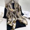 Double Side Imitation Cashmere Scarf Winter Women's Love Heart Plaid Ladies Long Thickened Warm Knitted Scarf Hijab Stole
