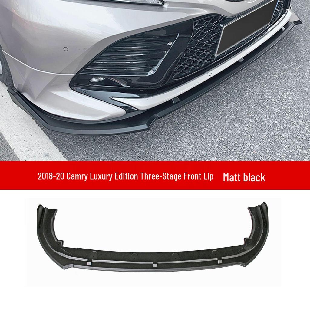 Toyota Camry (2018-2020) Luxury Front Lip & Anti-collision Bumper, Three-section.