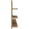Bathroom Mirror with Shelves Artisan Oak Finish 90 x 11 x 45 cm Engineered Wood