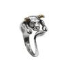 S925 Sterling Silver Year of the Ox Men's Adjustable Zodiac Ring