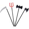 10 Pieces Halloween Dressing Accessories Interesting Interesting ulation Trident Sickle Costume Prop Clothing Accessory
