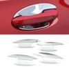 4Pcs ABS Chrome Door Handle Bowl Cover Trim For Mercedes Benz A Class 2019-2021