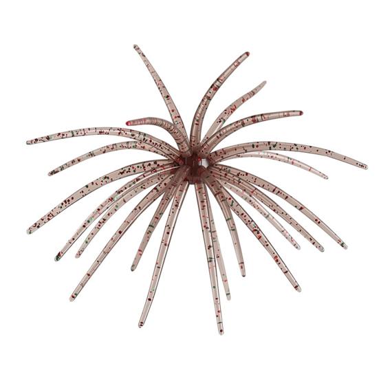 Realistic Bionic Lures for Trout Floating Sea Urchin Soft Lures, Highly Elastic TPE Fishing Baits, Plastic Bait Reservoirs Flexible Tentacles Bluegill