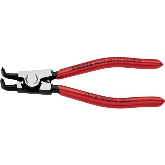 Pince pour circlips - KNIPEX - DIN/ISO5254-B - Courbée - Ø 10-25mm - Acier et Plastique