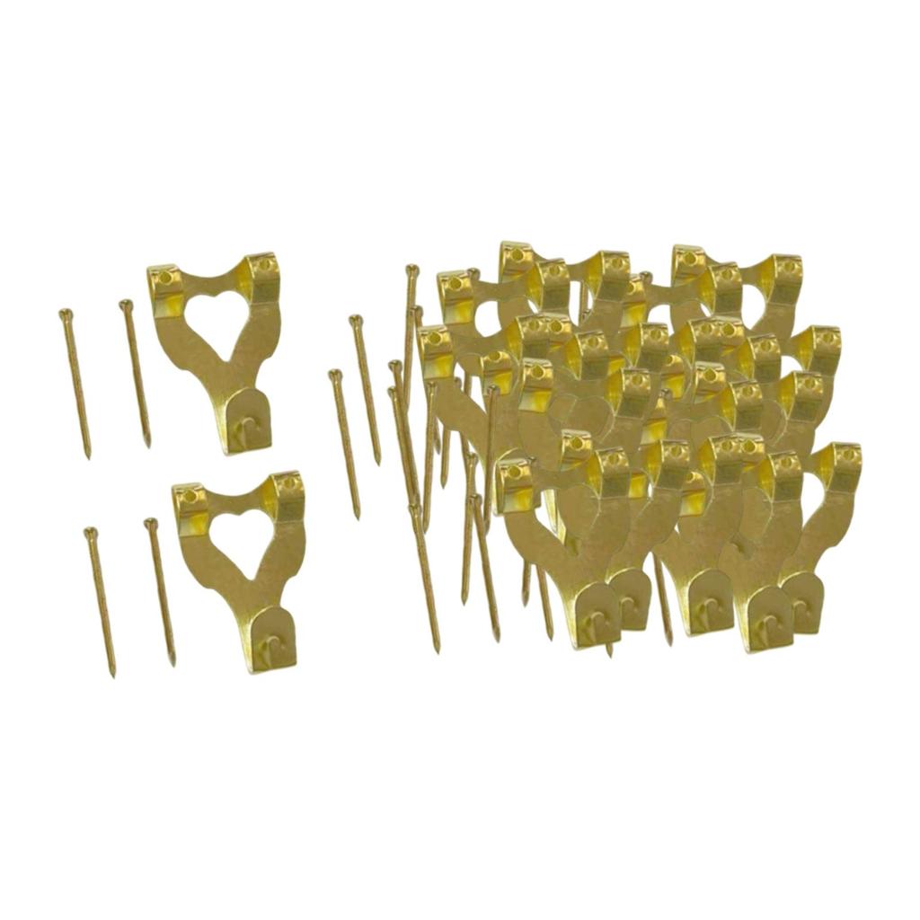 20Pcs Picture Frame Hangers with Nails Hardware for Calendar Photo