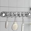 Suction Hooks Removable Suction Towel Hook 6 Hooks Powerful Shower Hooks Reusable Hooks for Bathroom Kitchen Living Room Study