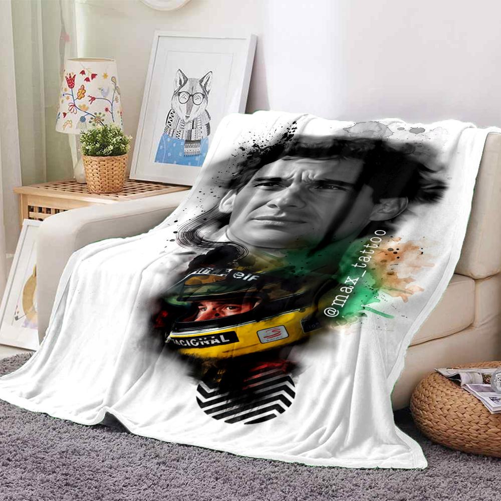 Ayrton Senna Blanket, High quality Comfortable for All Seasons, Home Decor, Warmth and Comfort