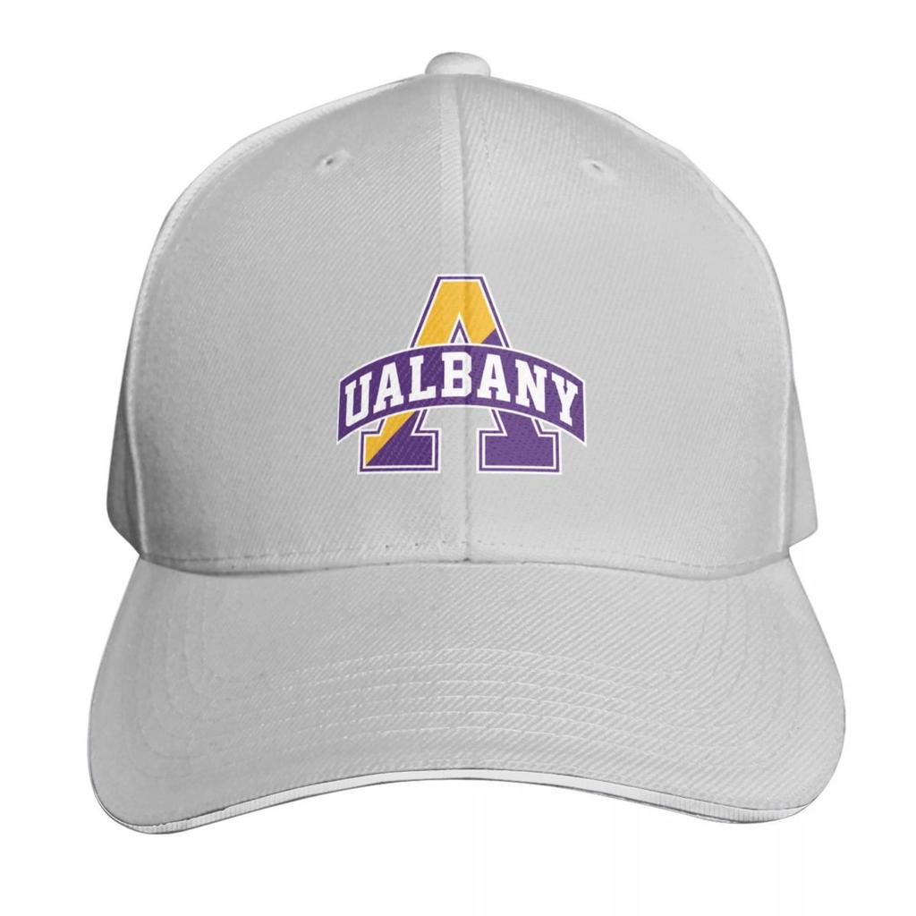 Suny UAlbany Baseball Cap Unisexs Big Size Hat Fishing Caps Unisex Sun Hat New In The Hat Womens Unisexs