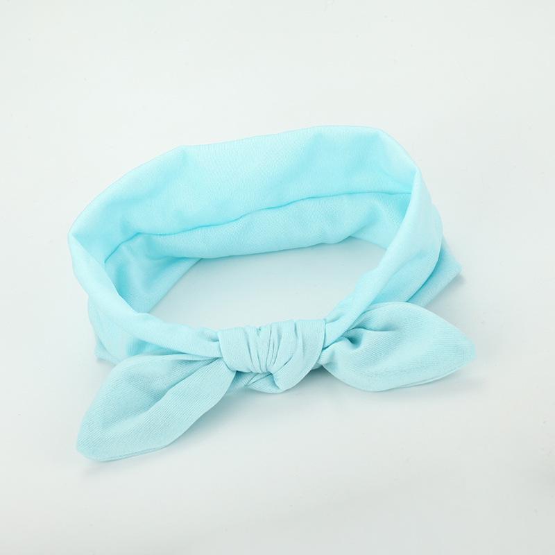 Europäisches & Amerikanisches Schleifenstoff-Stirnband mit Hasenohren