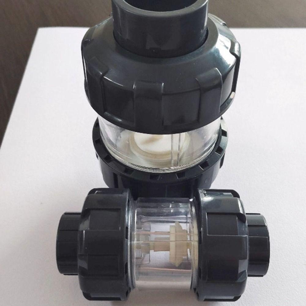 UPVC Aquarium Check Valves Non Return Water Pipe Valve Connector  Hotel