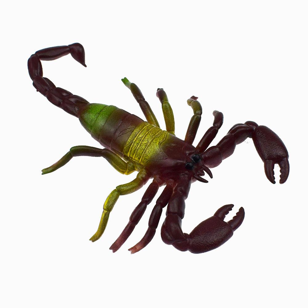 1PCS Tricky Spoof Horror Animal Soft Plastic Insects Toys Model Spider Scorpion Lizard Locust Animals Figures Office Prank Toys